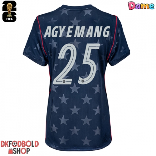 Forente stater Patrick Agyemang #25 Udebanetrøje Dame VM 2026 Kort ærmer